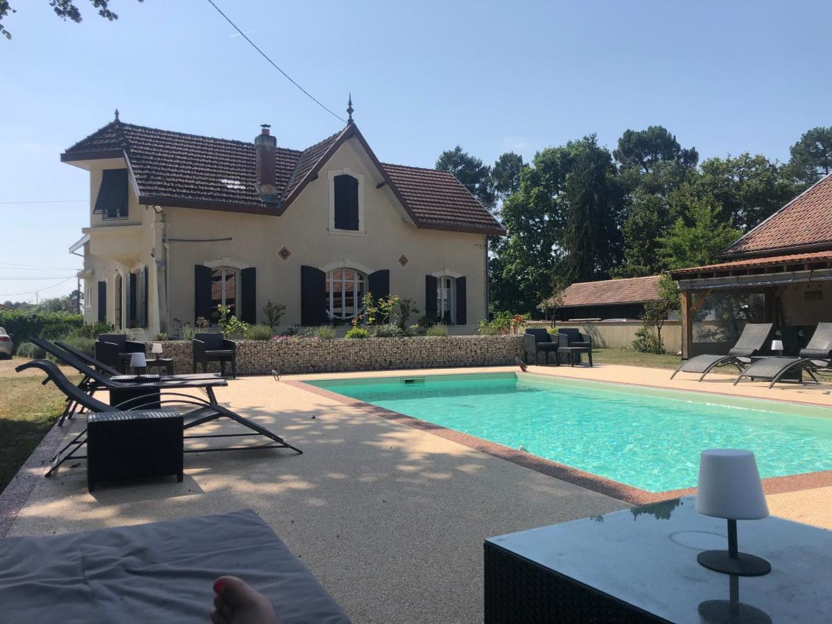 Chambres D'Hotes Villa Capsylvaine Captieux Bagian luar foto